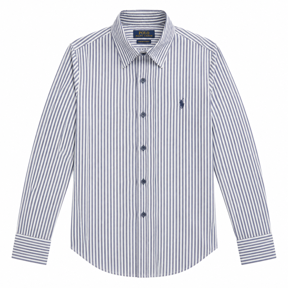 Polo Ralph Lauren Men's Custom Slim Fit Cotton Long Sleeve Shirt