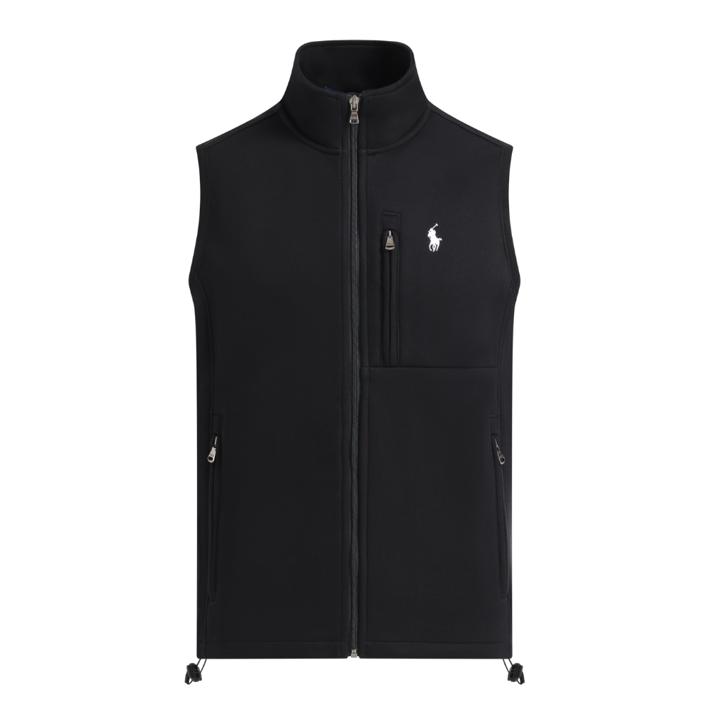 Polo Ralph Lauren Men's Double-Knit Cotton-Blend Full-Zip Vest
