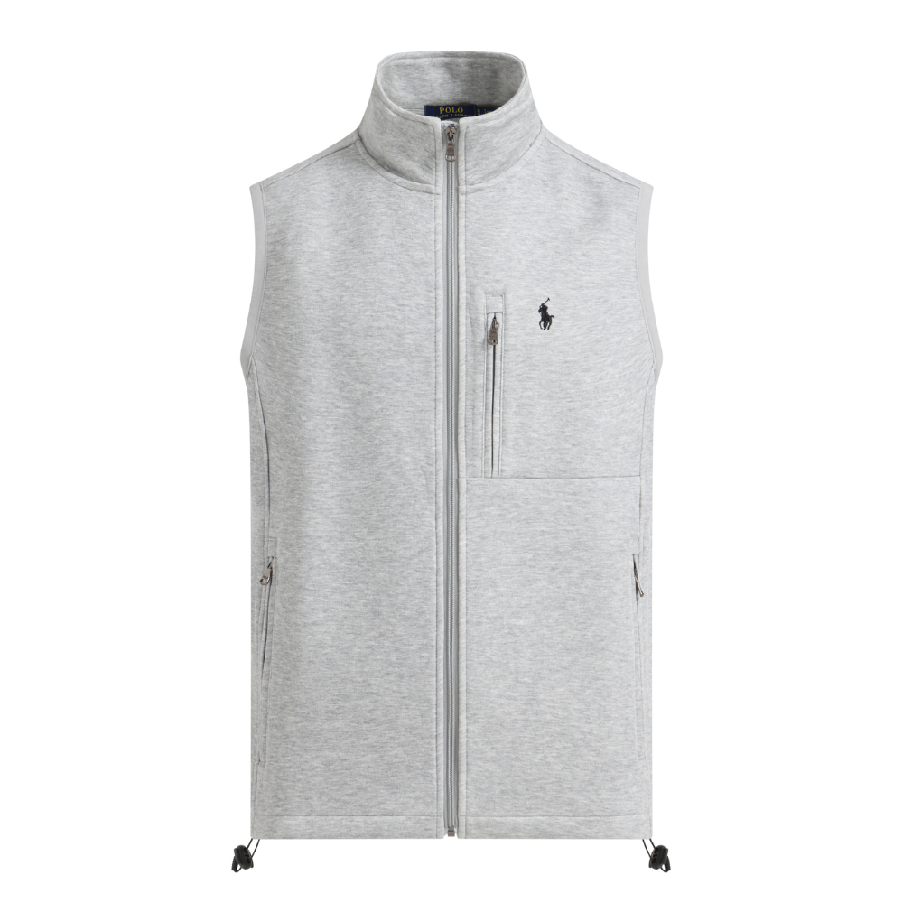 Polo Ralph Lauren Men's Double-Knit Cotton-Blend Full-Zip Vest