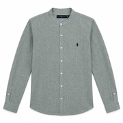 Polo Ralph Lauren Men's Linen Fabric Oxford Long Sleeve Shirt