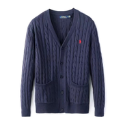 Polo Ralph Lauren Men's Logo-Embroidered Cable-Knit Cardigan