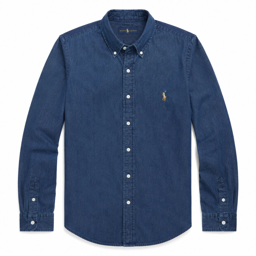 Polo Ralph Lauren Men's Oxford Cotton Long Sleeve Shirt