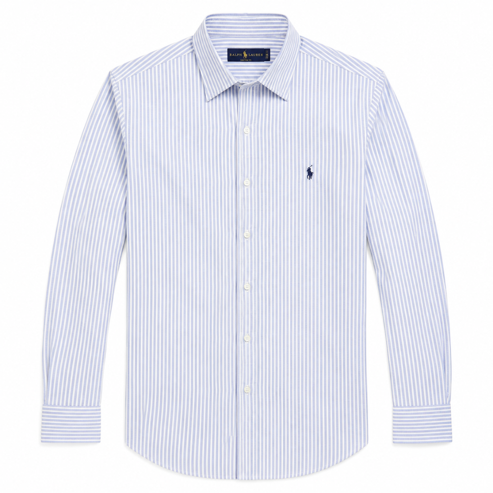 Polo Ralph Lauren Men's Slim Fit Stretch Poplin Long Sleeve Shirt