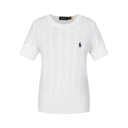 Polo Ralph Lauren Women's Short Sleeve Cable Knit T-Shirt