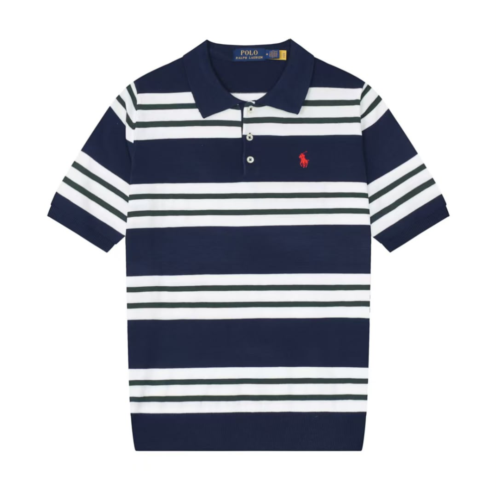 Polo Ralph Lauren Striped Mesh Polo Shirt