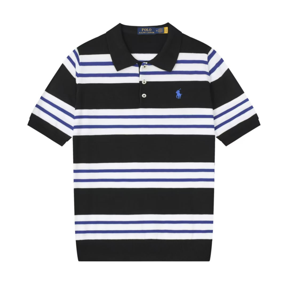 Polo Ralph Lauren Striped Mesh Polo Shirt