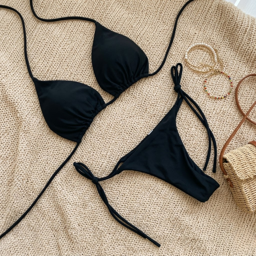 Push Up Bikini Set for Women – Adjustable Two Piece Swimsuit