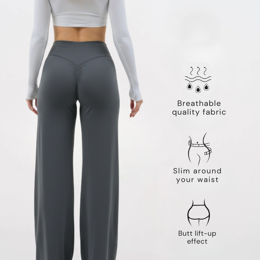 High Waisted Flare Yoga Leggings for Women – Bootcut Workout Pants with Wide Leg