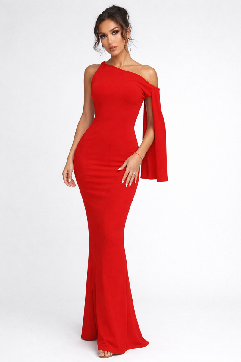 Sleeveless Bodycon Maxi Summer Dress for Women – Round Neck Evening Party Dress
