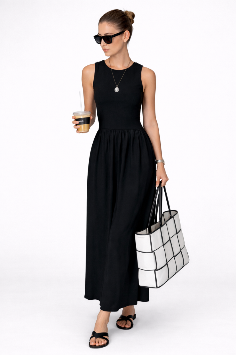 Sleeveless Maxi Summer Dress for Women – Elegant Casual Long Dress