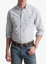 Slim Fit Striped Oxford Shirt
