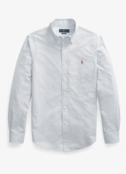 Slim Fit Gestreiftes Oxfordhemd