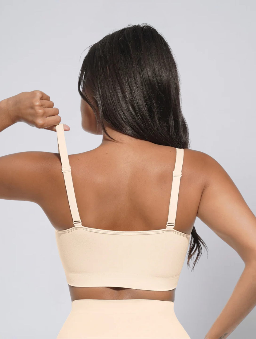 Seamless Lace Wireless Bra for Women – Comfort Bra with Removable Straps and Wide Back