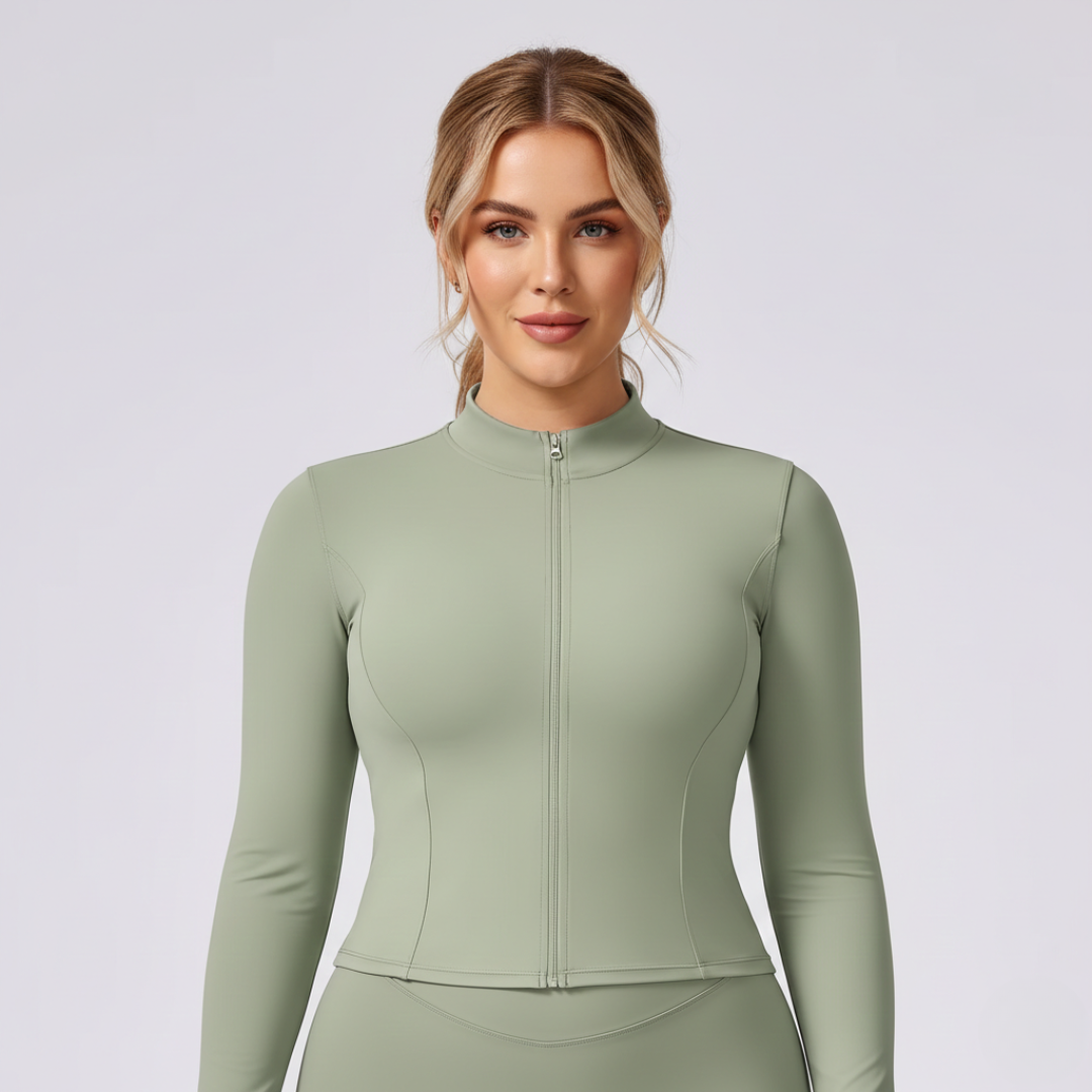 Plus Size 3 Piece Workout Set for Women – Jacket, Leggings and Shorts Activewear Set