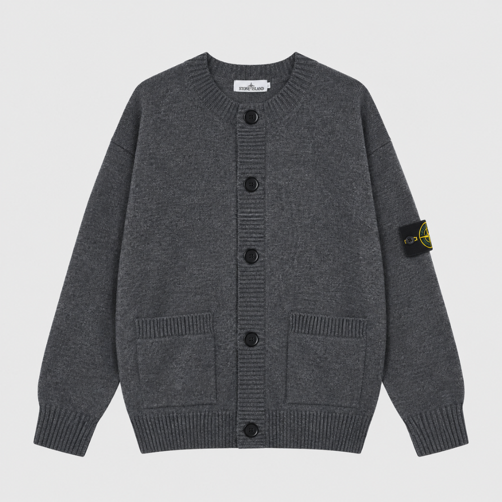 Stone Island Lambswool Melange Cardigan