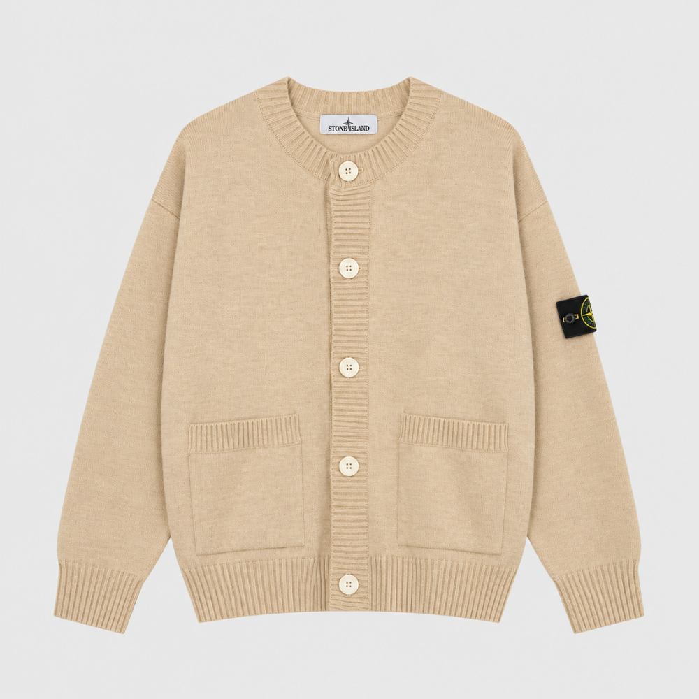 Stone Island Lambswool Melange Cardigan