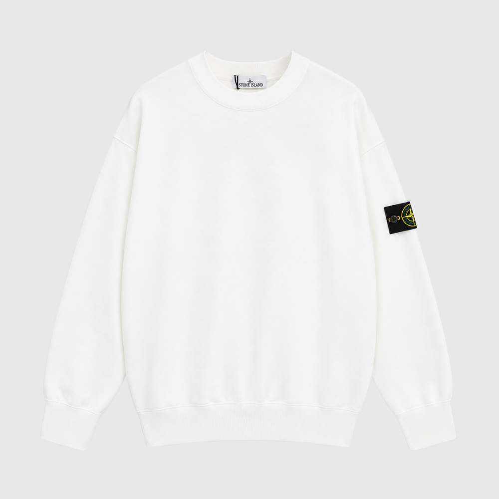 Stone Island Men's Patch Crew Neck Sweater