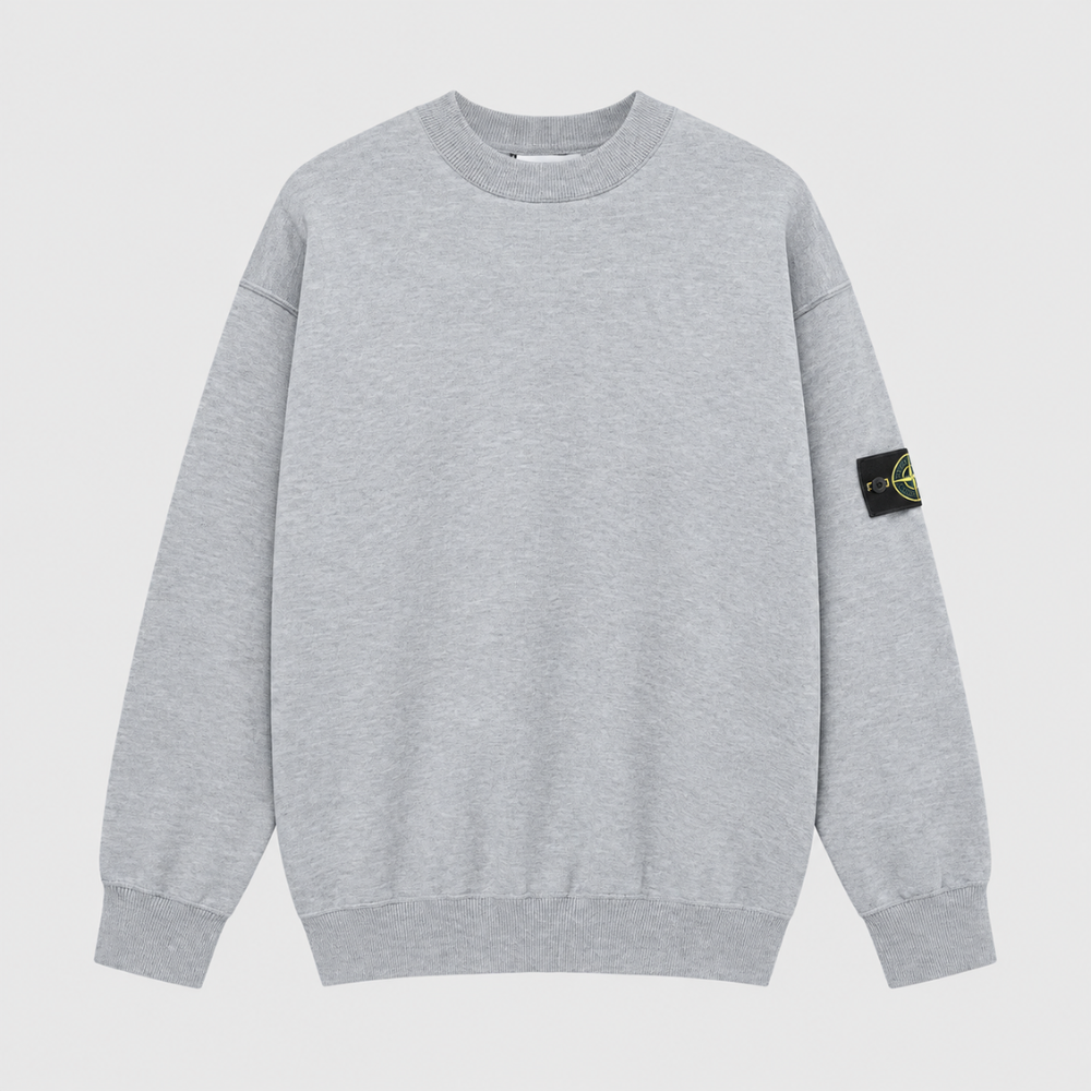 Stone Island Men's Patch Crew Neck Sweater