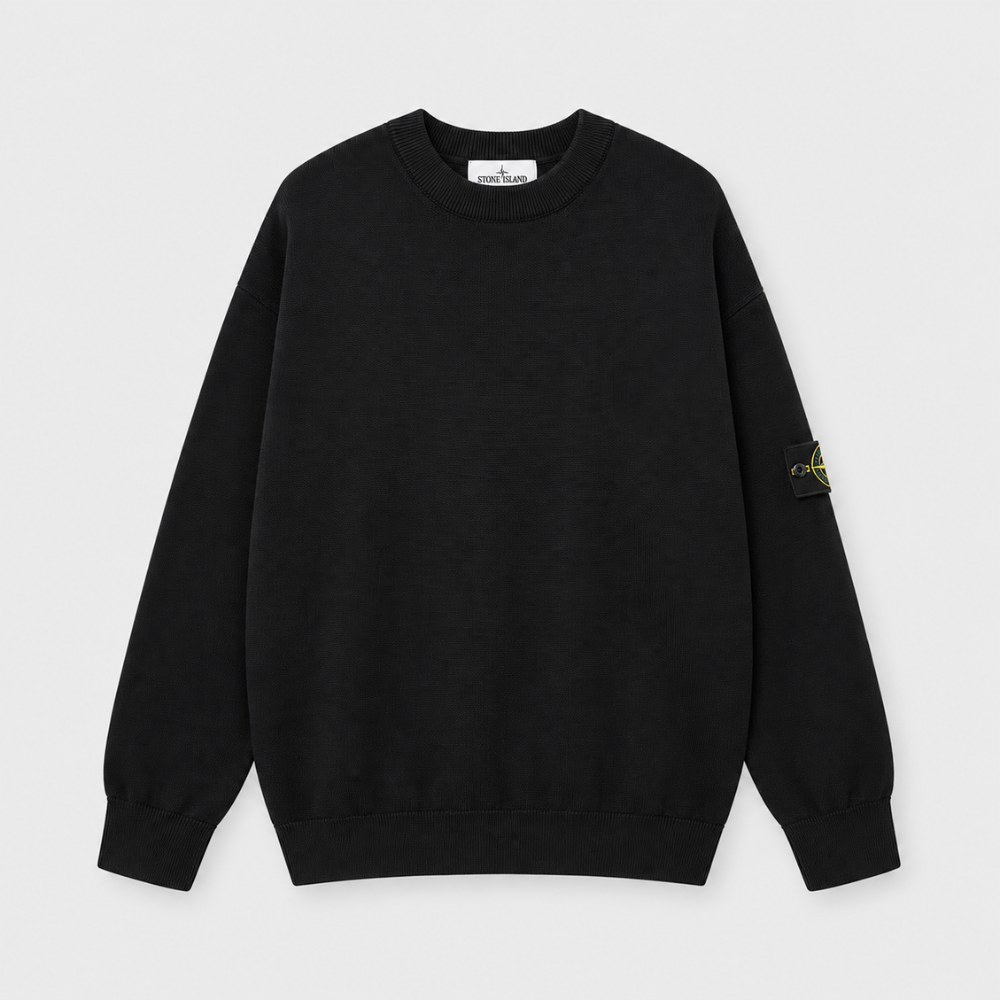 Stone Island Men's Patch Crew Neck Sweater