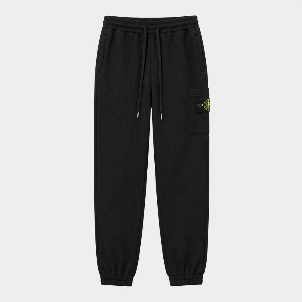 Stone Island Organic Cotton Fleece Sweatpants