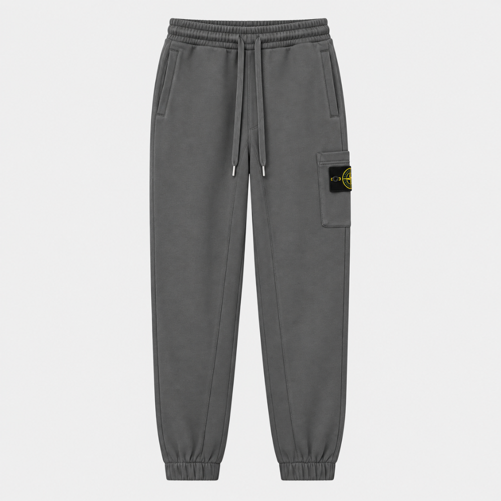 Stone Island Organic Cotton Fleece Sweatpants