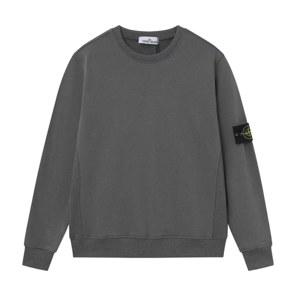Stone Island Organic Cotton Knit Crewneck Sweater