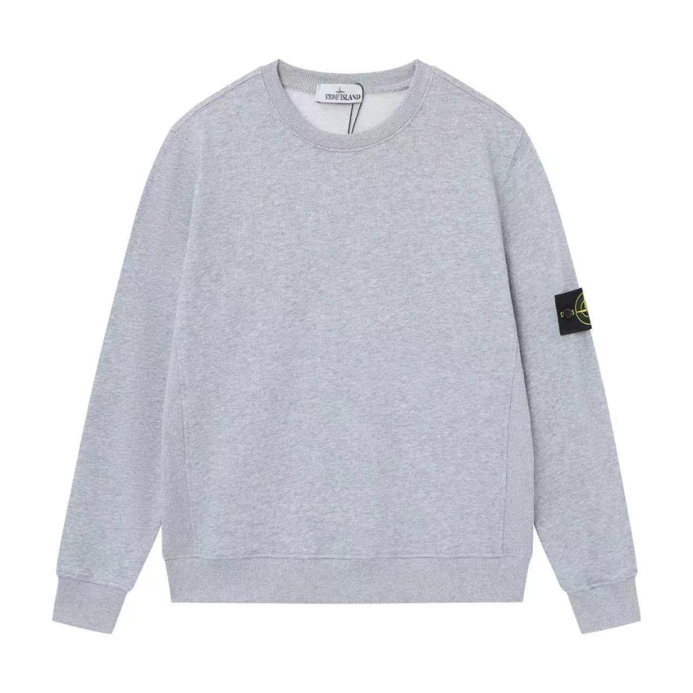 Stone Island Organic Cotton Knit Crewneck Sweater