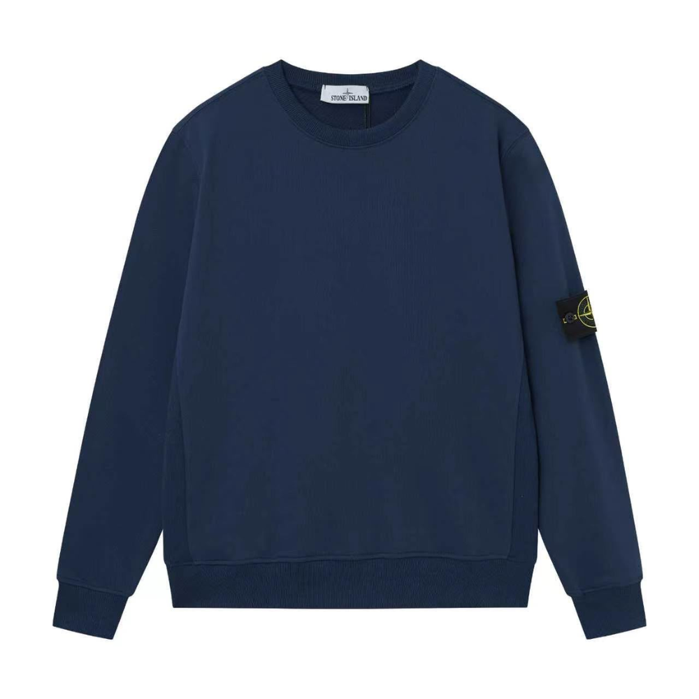 Stone Island Organic Cotton Knit Crewneck Sweater