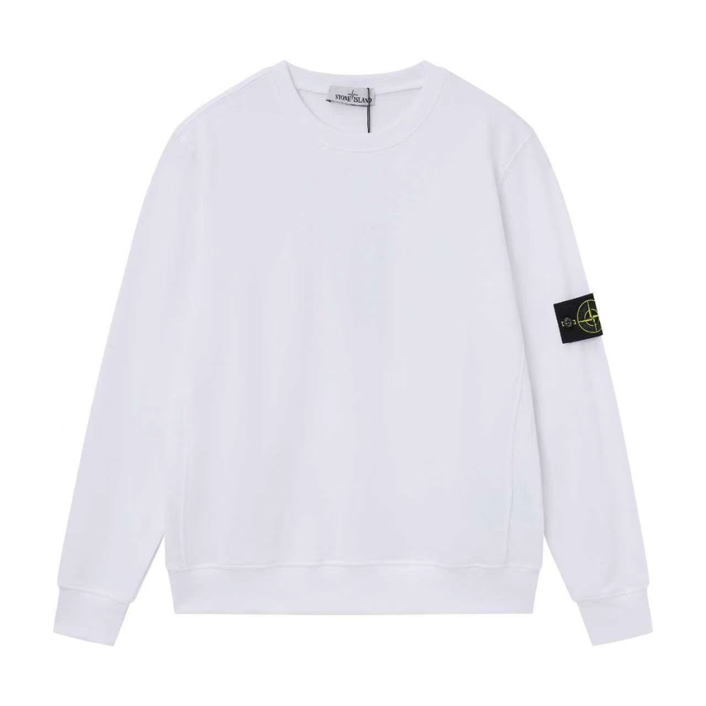 Stone Island Organic Cotton Knit Crewneck Sweater