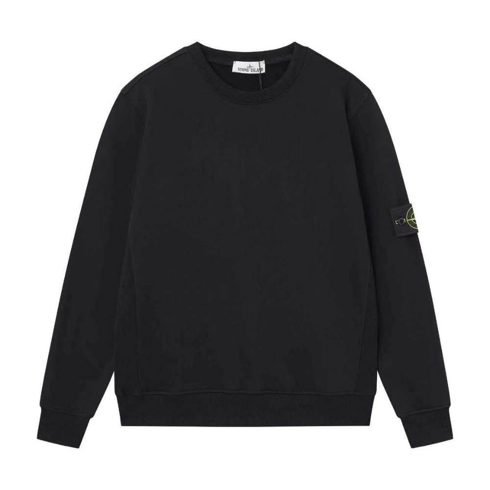 Stone Island Organic Cotton Knit Crewneck Sweater