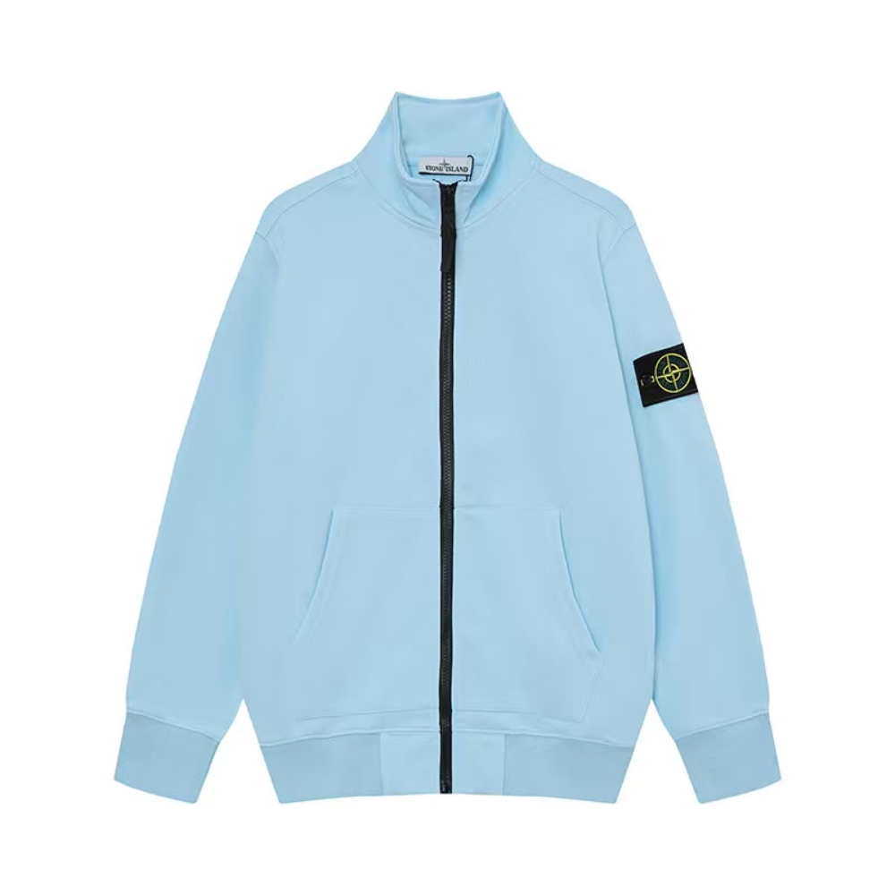 Stone Island Organic Cotton Fleece Track Jacket
