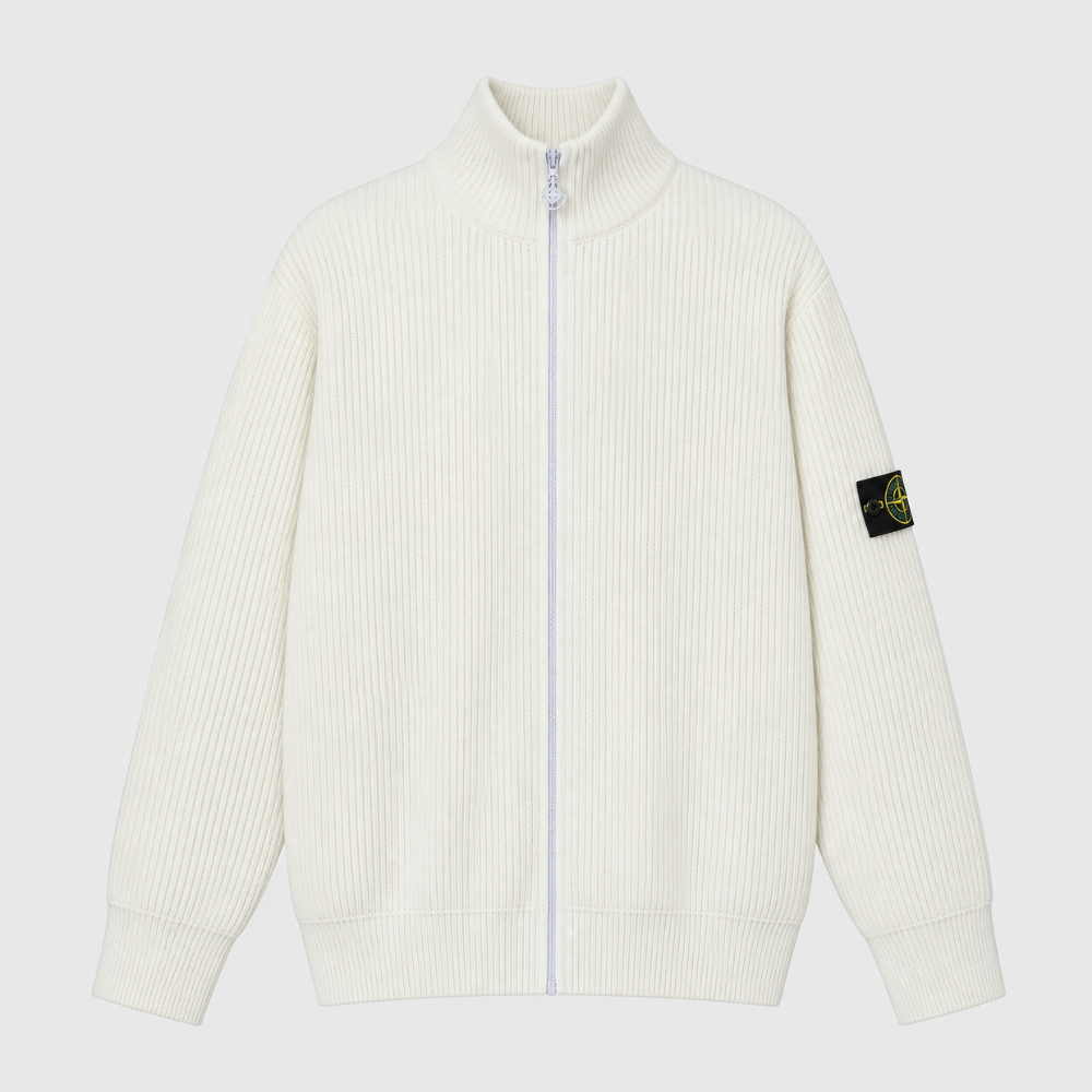 Stone Island Men's Ribbed Cotton Jumper