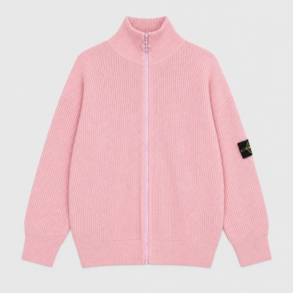 Stone Island Men's Ribbed Cotton Jumper