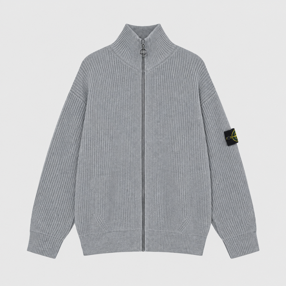 Stone Island Men's Ribbed Cotton Jumper