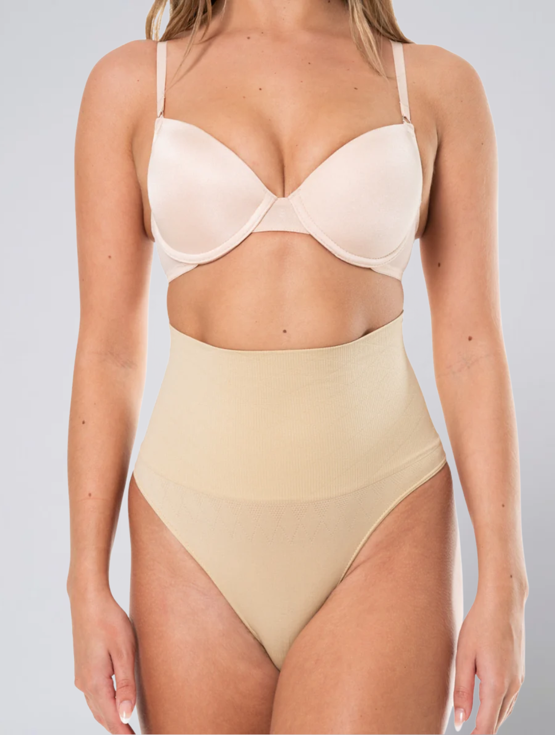 Seamless High Waist Thong for Women – No Show Invisible String Underwear