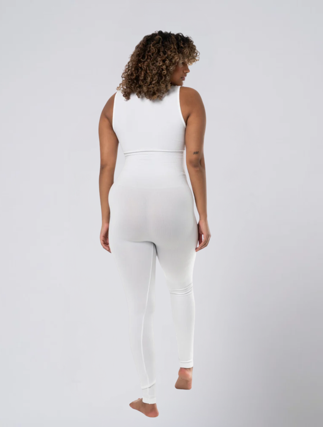 Seamless Shapewear Jumpsuit for Women – Stretch One Piece with Removable Cups