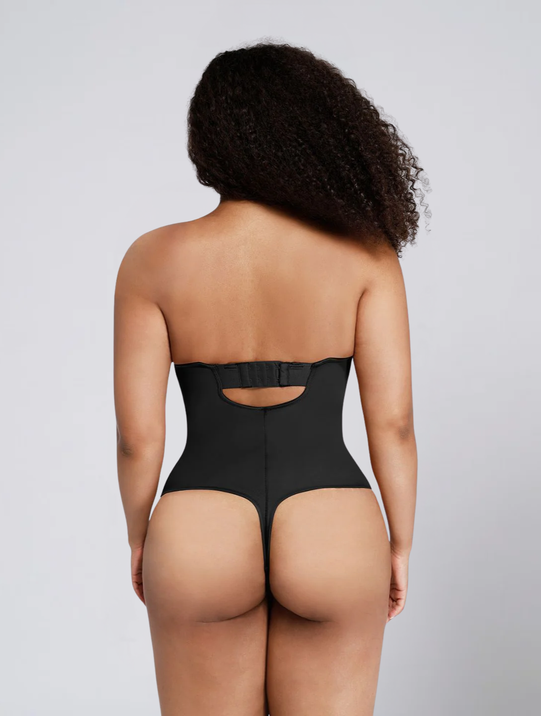 Seamless Strapless Bodysuit for Women – Stretch Body with Built In Cups and Removable Straps