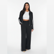 Women’s Tracksuit Set – Two Piece Jacket and Jogger Set with Zip Up Top