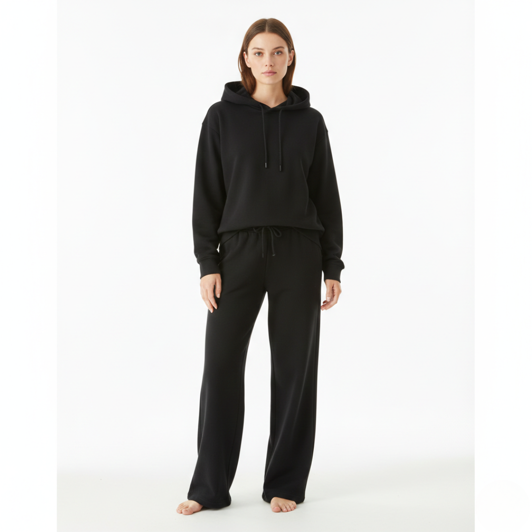 Women’s Hoodie and Jogger Set – Two Piece Pullover Tracksuit for Casual Wear