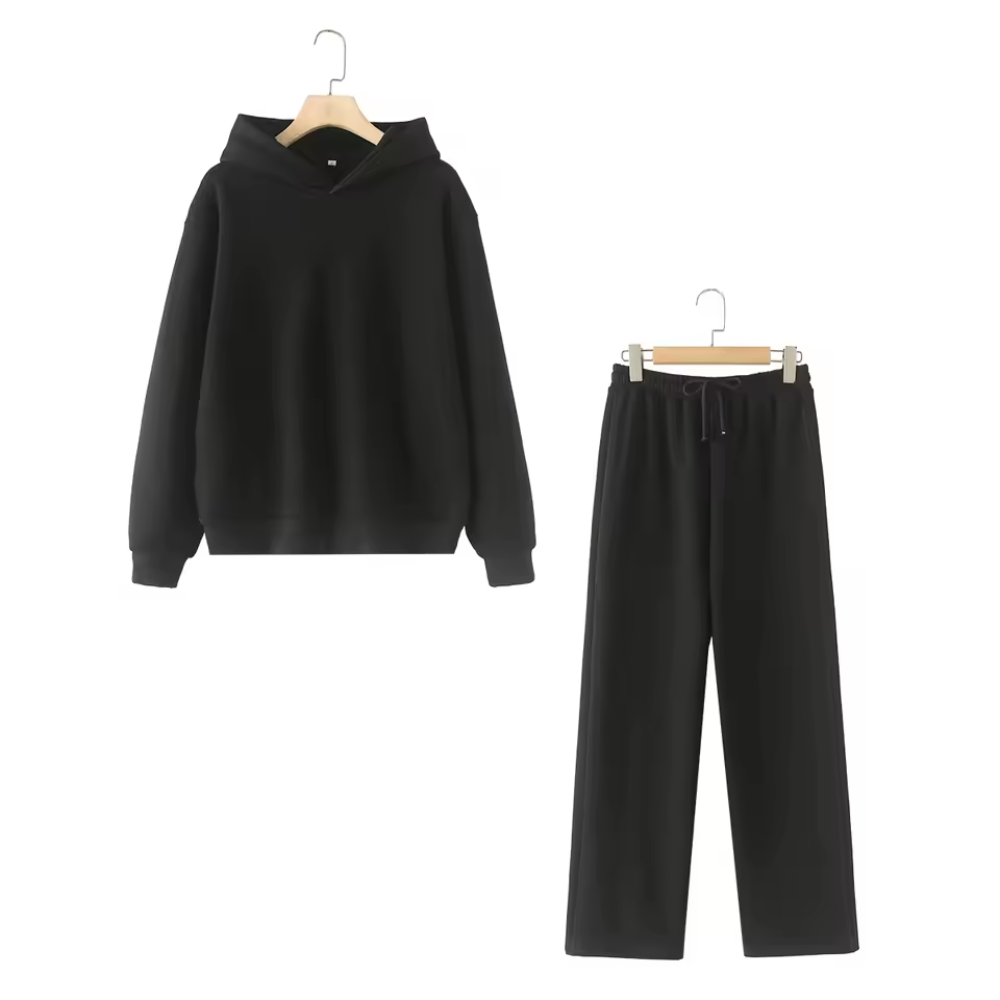 Women’s Hoodie and Jogger Set – Two Piece Pullover Tracksuit for Casual Wear