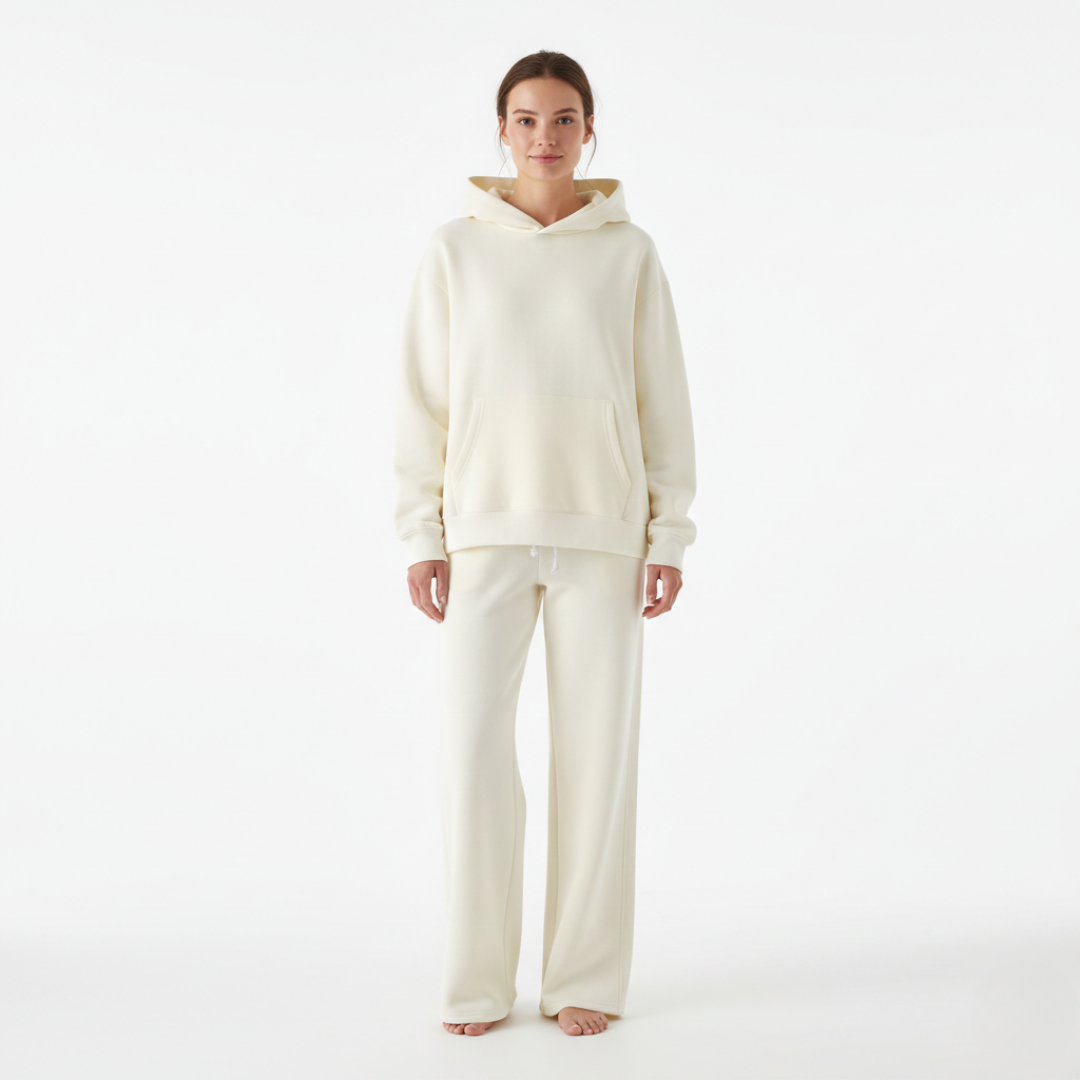 Women’s Hoodie and Jogger Set – Two Piece Pullover Tracksuit for Casual Wear