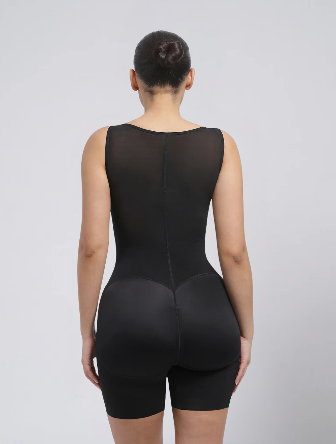 Seamless Zip Front Shapewear Bodysuit for Women – Stretch Body with Adjustable Straps