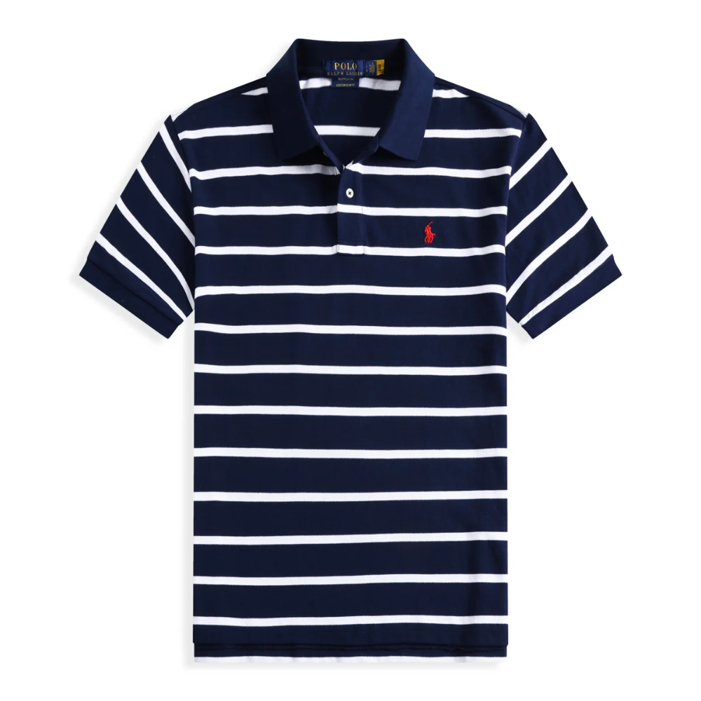 Vintage Striped Polo Shirt