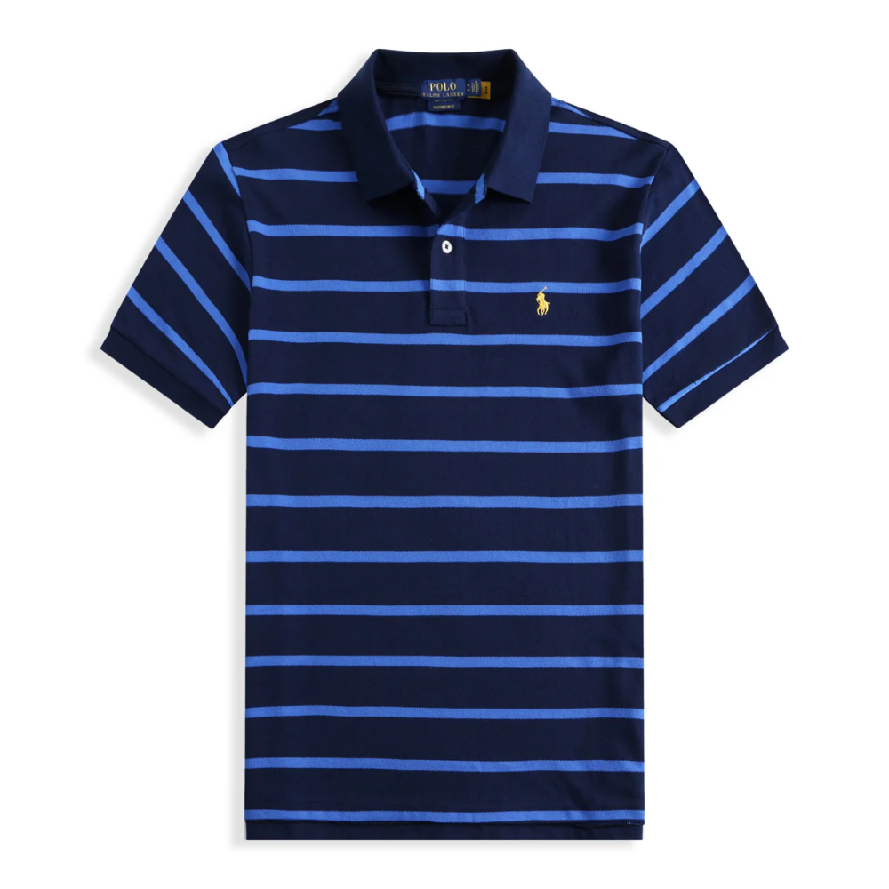 Vintage Striped Polo Shirt