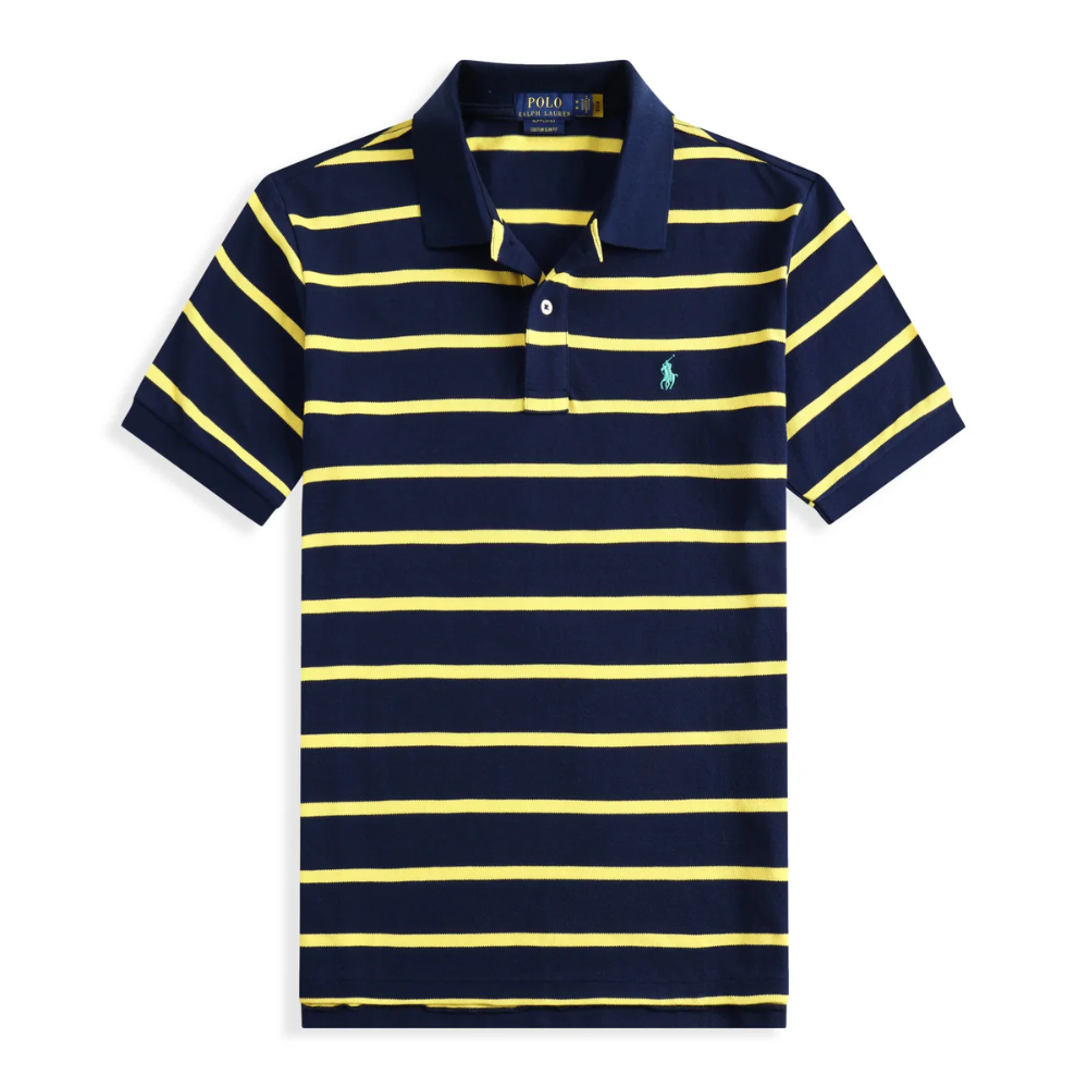 Vintage Striped Polo Shirt