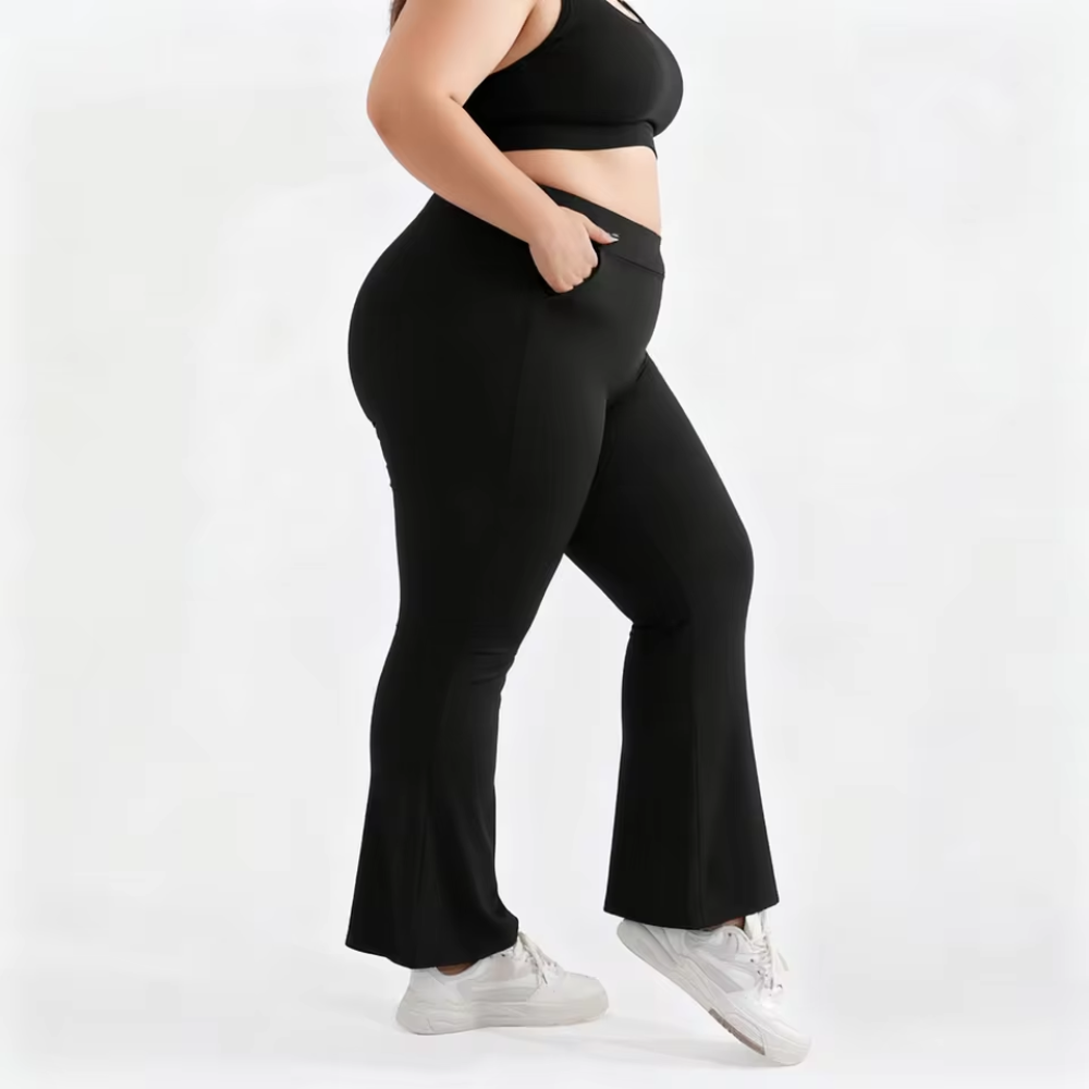 High Waisted Flare Yoga Pants with Pockets for Women – Bootcut Workout Leggings Activewear