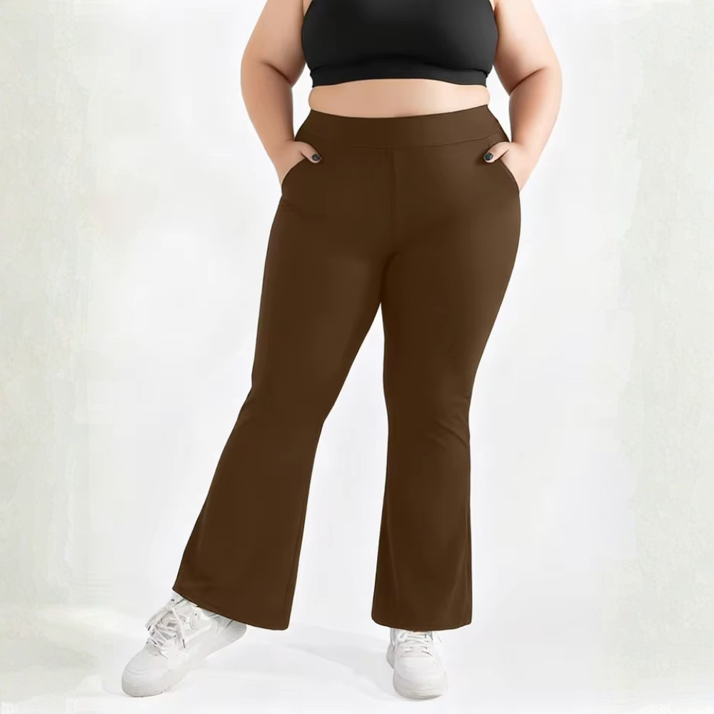 High Waisted Flare Yoga Pants with Pockets for Women – Bootcut Workout Leggings Activewear