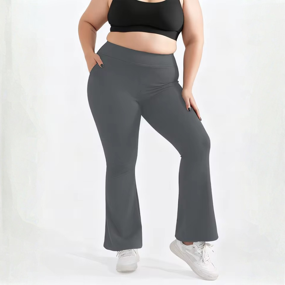 High Waisted Flare Yoga Pants with Pockets for Women – Bootcut Workout Leggings Activewear