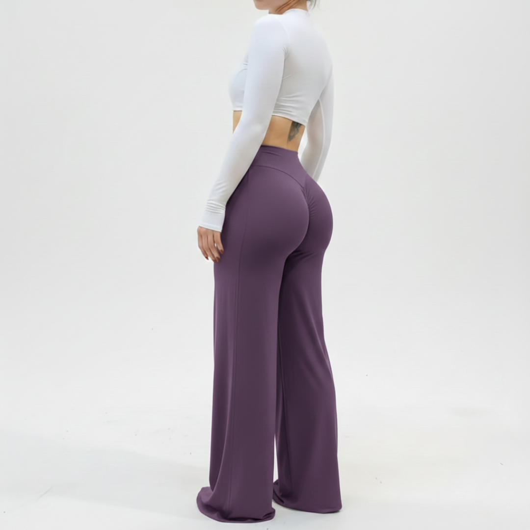 High Waisted Flare Yoga Leggings for Women – Bootcut Workout Pants with Wide Leg