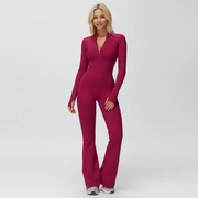 Women’s Winter 2 Piece Tracksuit – Zip Up Hoodie and Pants Workout Activewear Set